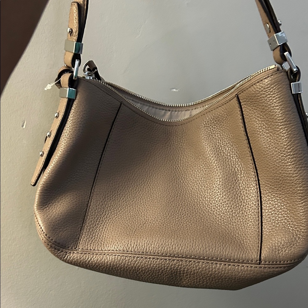 Michael Kors Tan Leather Shoulder Bag